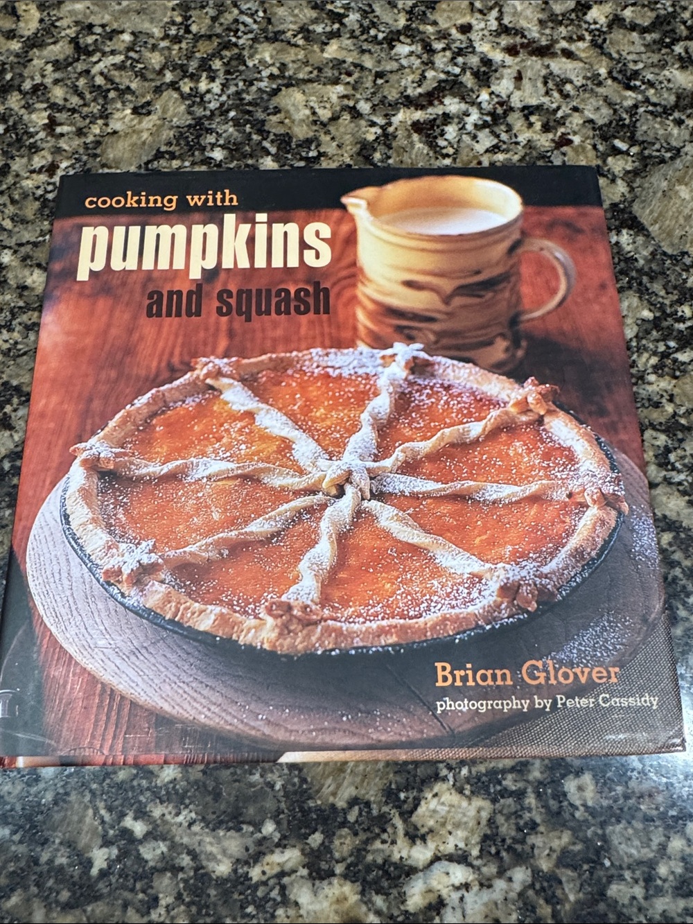 Crate&Barrel Pumpkin and Squash Cookbook Cover in Orange and Brown